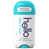 hello clean + fresh aluminum free deodorant