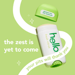 hello fresh citrus aluminum free deodorant with shea butter