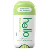 hello fresh citrus aluminum free deodorant with shea butter