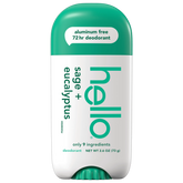 hello sage + eucalyptus aluminum free deodorant with shea butter