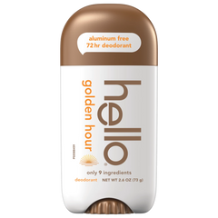 hello golden hour aluminum free deodorant with shea butter