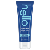hello superfresh peppermint fluoride free toothpaste