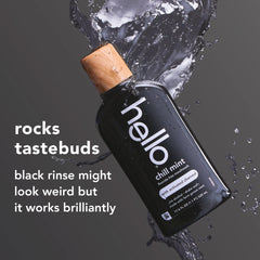 hello chill mint with activated charcoal mouthwash