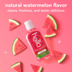 hello kids watermelon fluoride free mouthwash