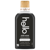 hello chill mint with activated charcoal mouthwash