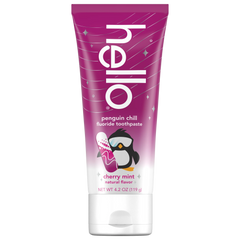 hello kids cherry mint penguin chill fluoride toothpaste