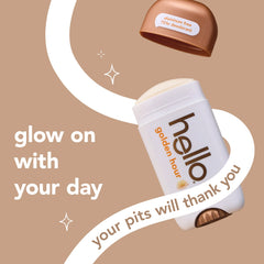 hello golden hour aluminum free deodorant with shea butter