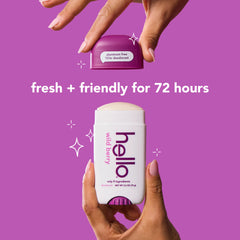 hello wild berry aluminum free deodorant with shea butter
