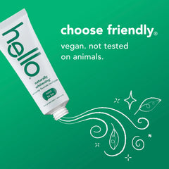 hello naturally whitening fluoride toothpaste