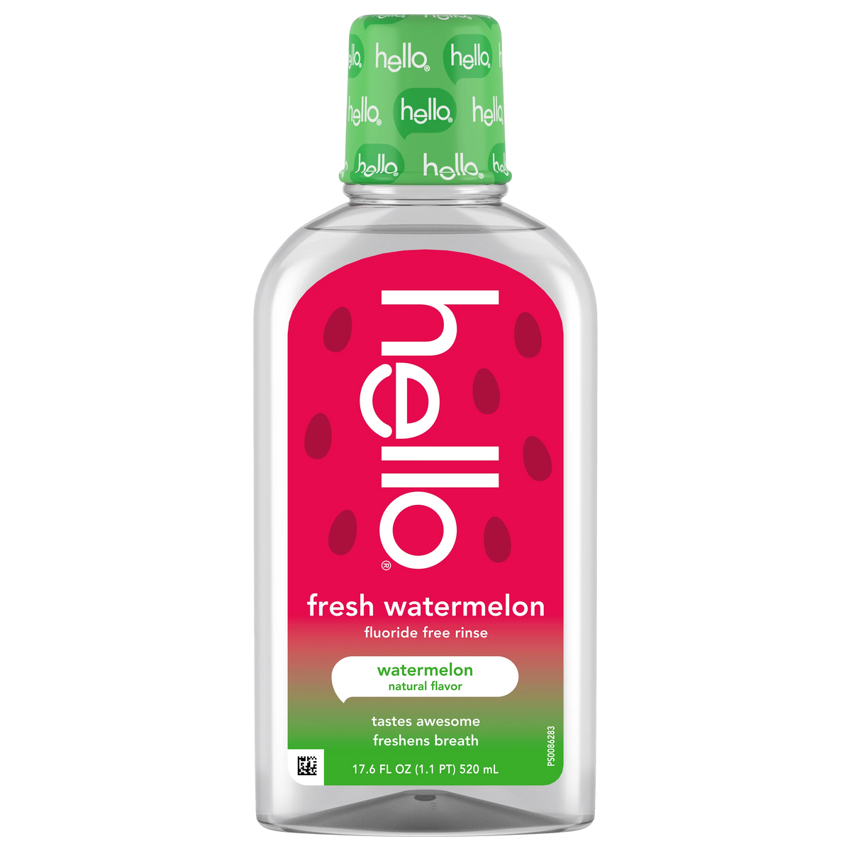 hello kids watermelon fluoride free mouthwash