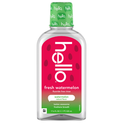 hello kids watermelon fluoride free mouthwash