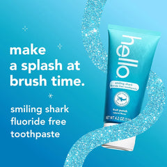 hello kids smiling shark fluoride free toothpaste