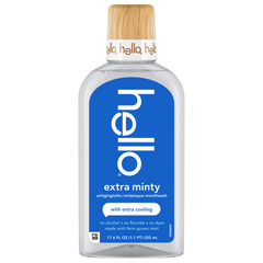hello extra minty alcohol free mouthwash