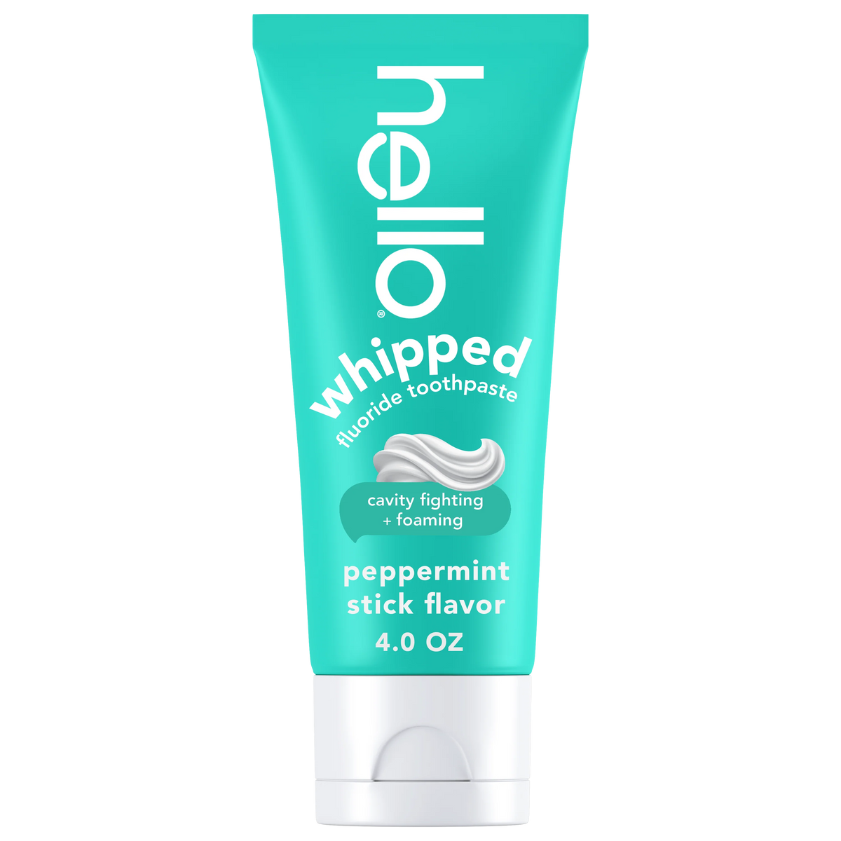 hello whipped peppermint stick fluoride toothpaste
