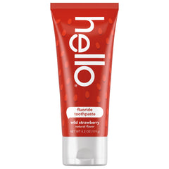 hello kids natural wild strawberry fluoride toothpaste