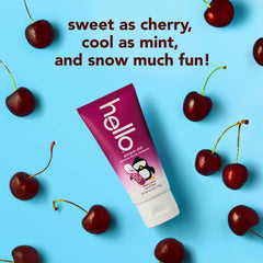 hello kids cherry mint penguin chill fluoride toothpaste