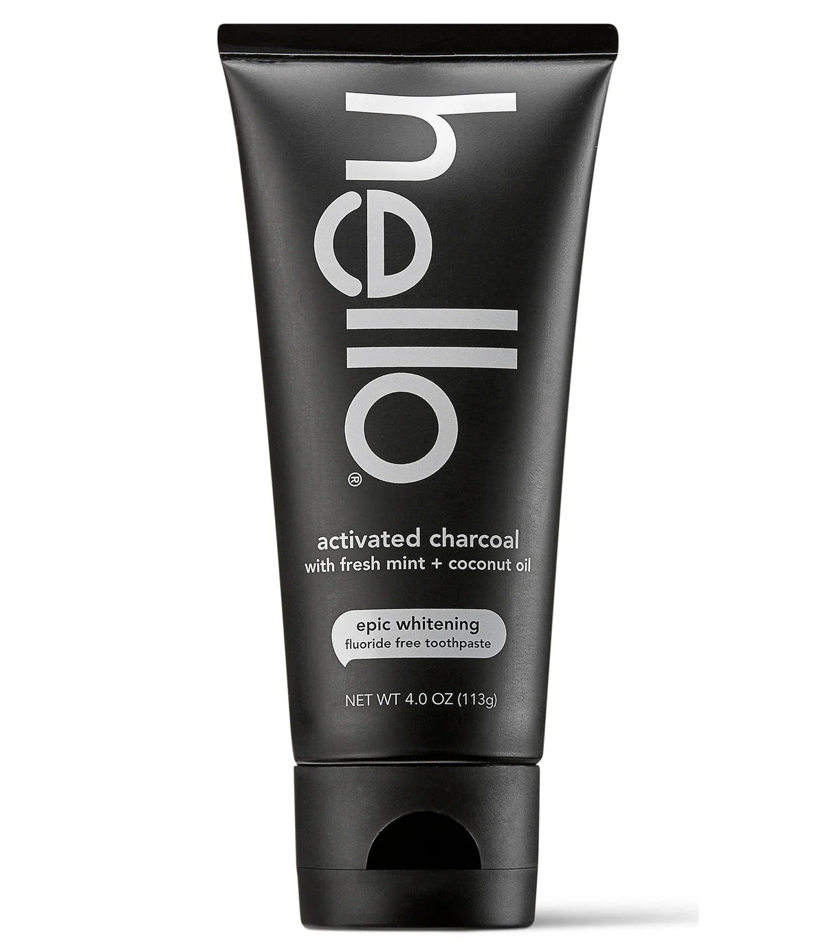 hello activated charcoal epic whitening fluoride free toothpaste