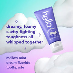 hello whipped mellow mint dream fluoride toothpaste