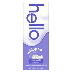 hello whipped mellow mint dream fluoride toothpaste